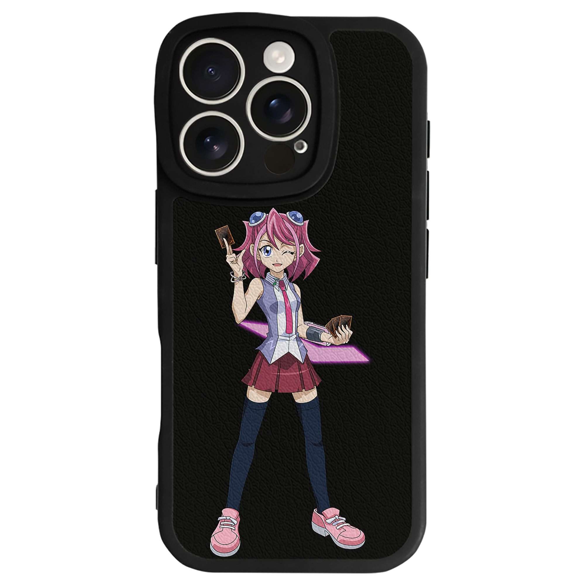 遊☆戯☆王 Yu-Gi-Oh! 【iPhone 16シリーズ対応】シリコンスマホケース（レザー調） 材質：シリコン